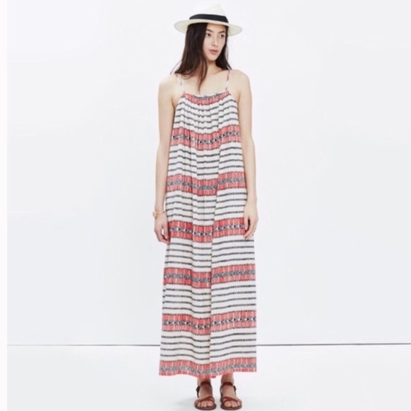 Madewell Dresses & Skirts - NWOT Madewell Sicily maxi dress in totem stripe